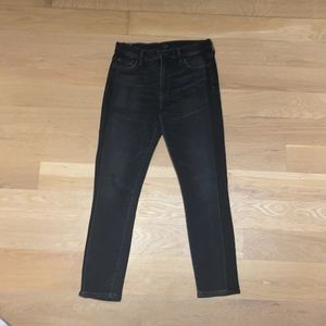 Citizens of Humanity size 28 faded black skinny jeans